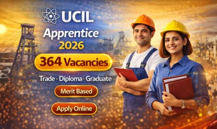UCIL Apprentice Recruitment 2026