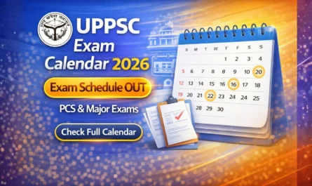 UPPSC Exam Calendar 2026