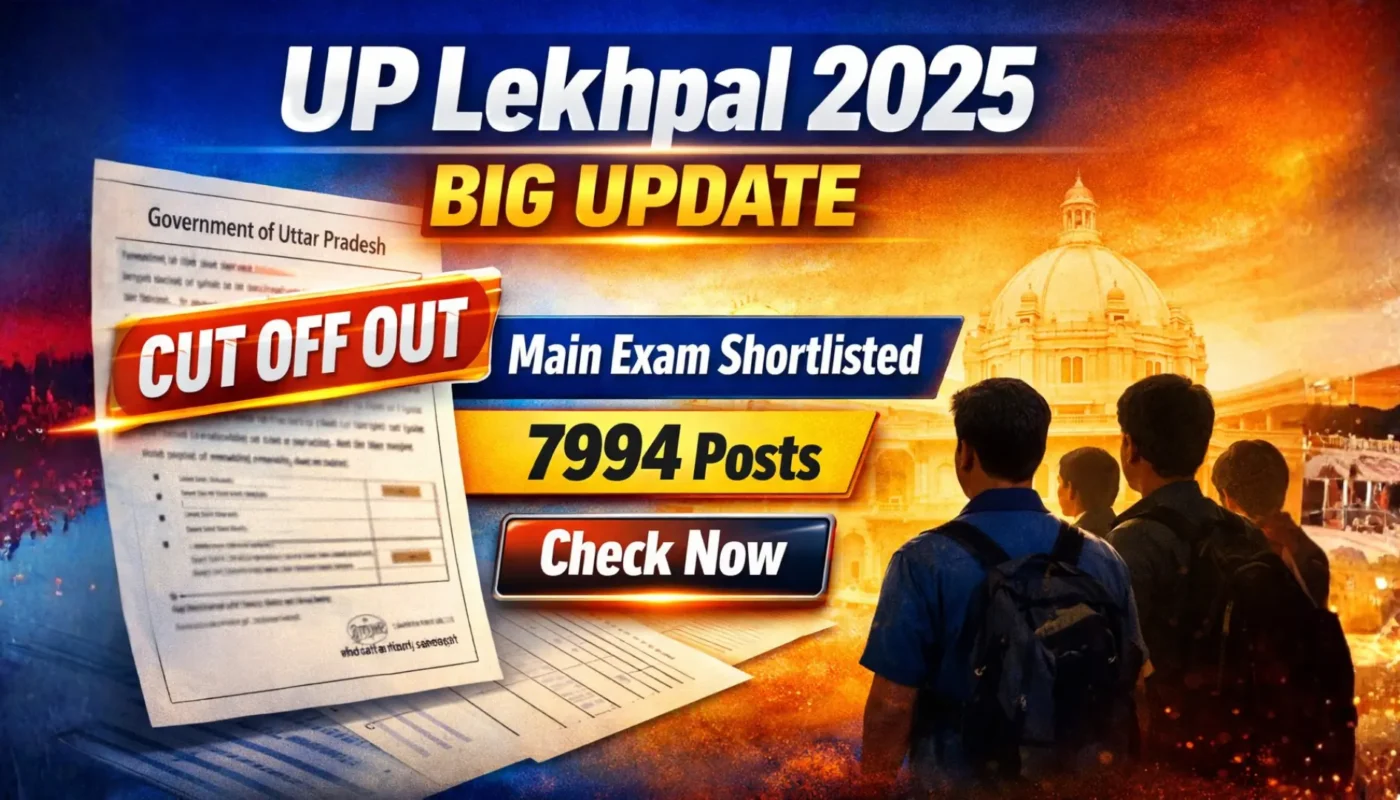 UPSSSC Lekhpal Recruitment Main Exam 2025
