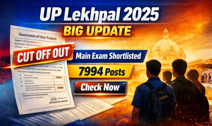 UPSSSC Lekhpal Recruitment Main Exam 2025