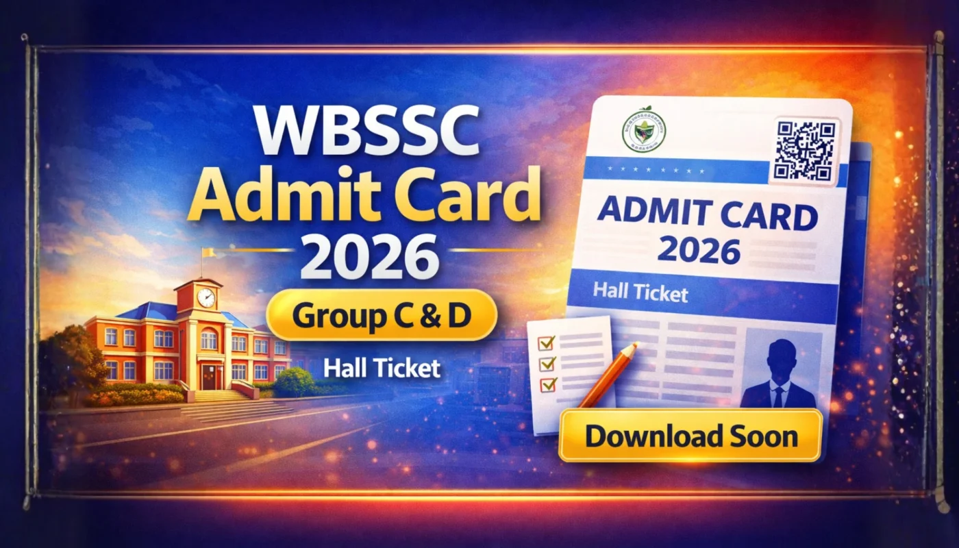 WBSSC Group C & Group D Admit Card 2026