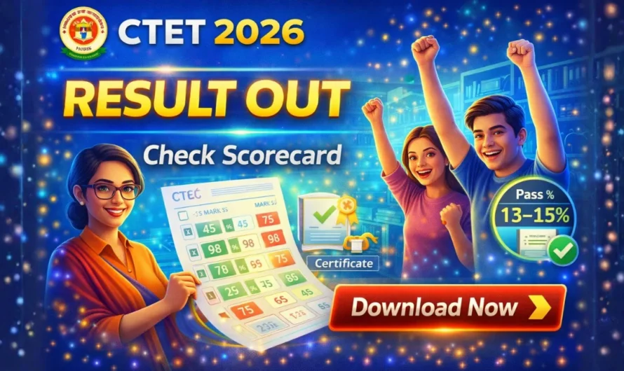 CBSE CTET Result 2026 OUT