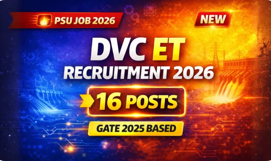 DVC Executive Trainee Recruitment 2026