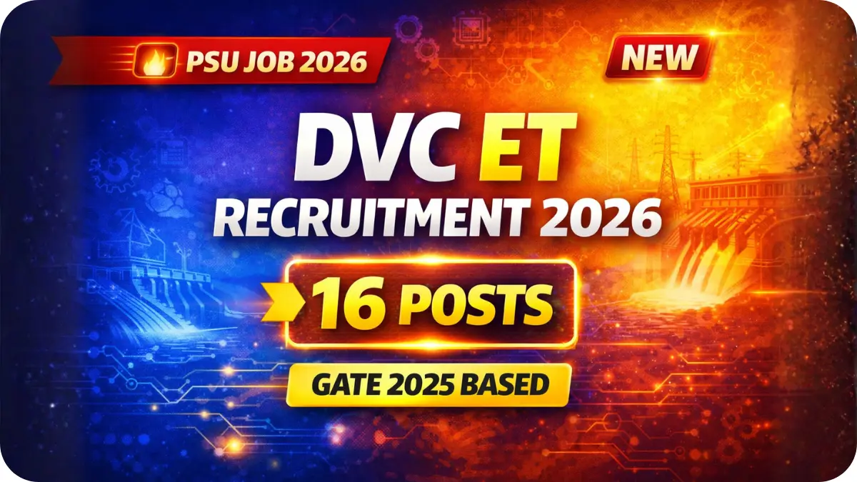 DVC Executive Trainee Recruitment 2026