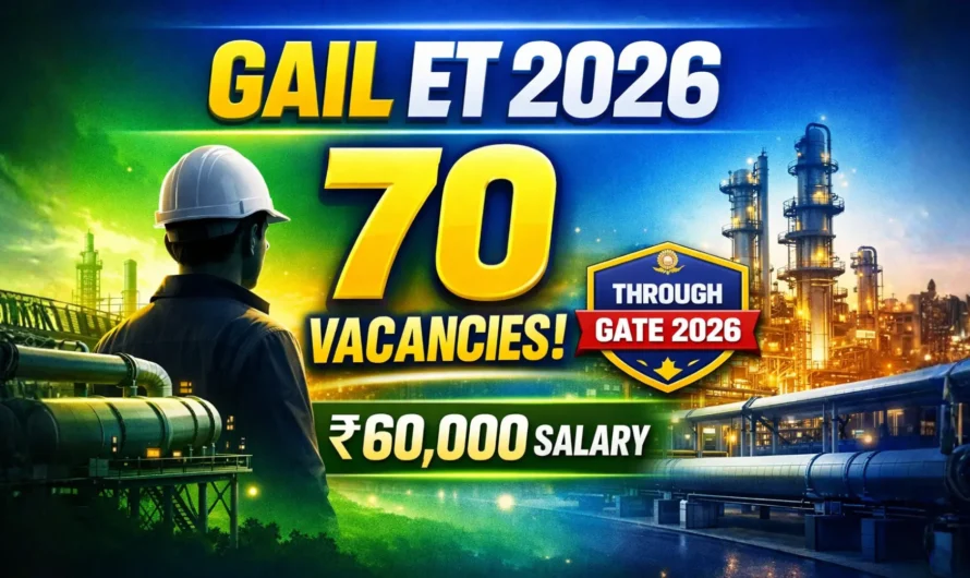 GAIL Executive Trainee Recruitment 2026