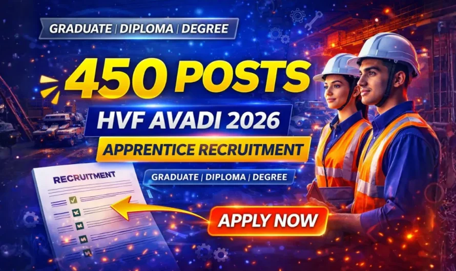 HVF Avadi Apprentice Recruitment 2026