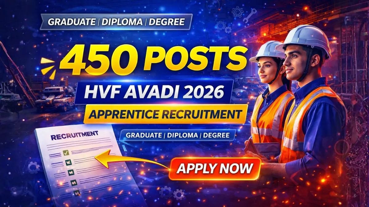 HVF Avadi Apprentice Recruitment 2026