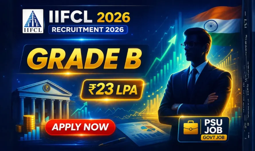 IIFCL Recruitment 2026 Apply Online for Manager Grade B Posts