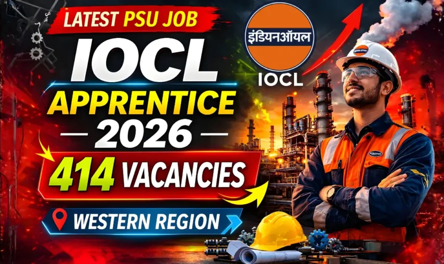 IOCL Apprentice Recruitment 2026 Apply Online for 405 Posts