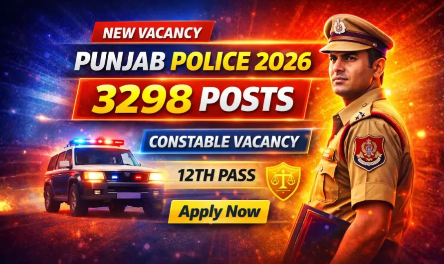 Punjab Police Constable Recruitment 2026: Apply Online