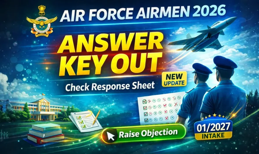 Air Force Airmen Intake 01/2027 Answer Key 2026 OUT