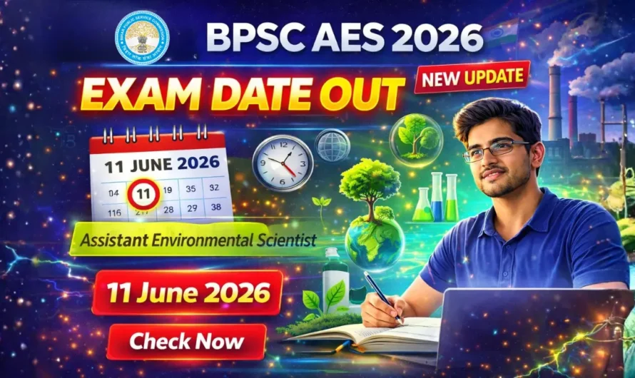BPSC AES Exam Date 2026 Announced