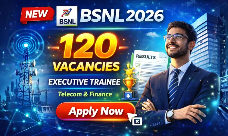 BSNL SET Recruitment 2026: Apply Online for 120 Posts