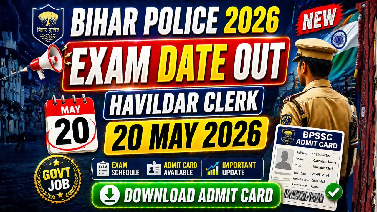 BPSSC Home Guard Havildar Clerk Exam Date 2026 Announced