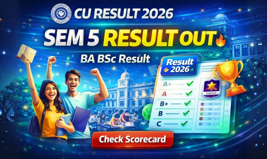 Calcutta University Result 2026 OUT