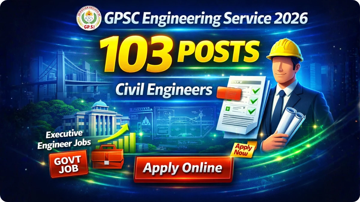 GPSC Engineering Service Recruitment 2026