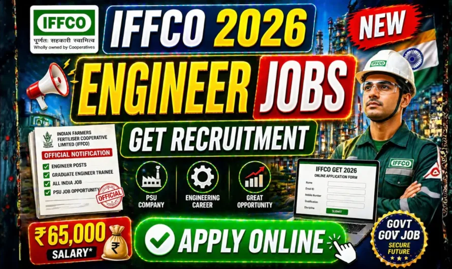 IFFCO GET Recruitment 2026 Notification Out