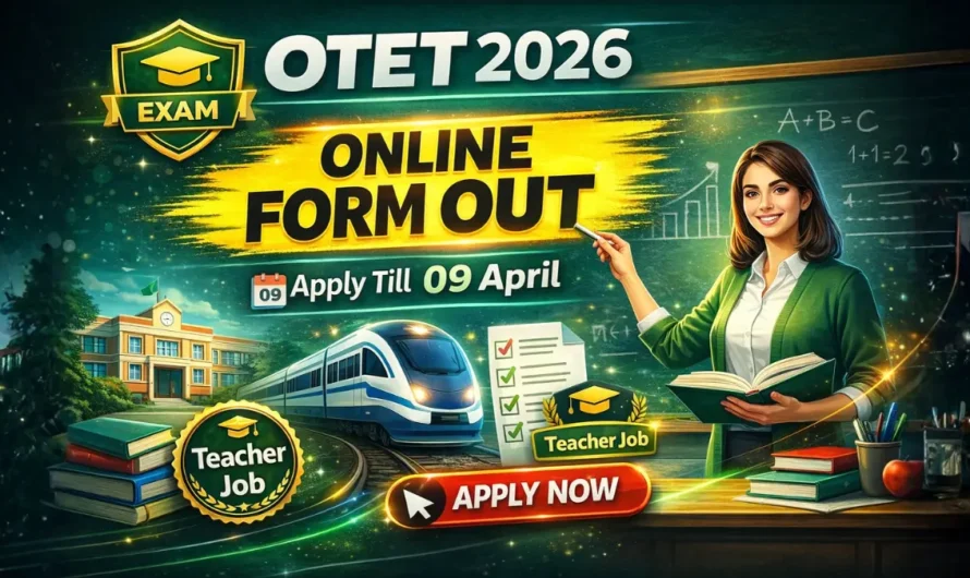 Odisha OTET 2026 Online Form