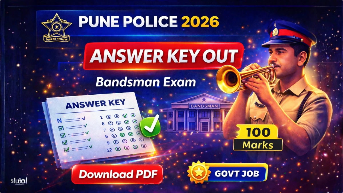 Pune Police Bandsman Answer Key 2026 PDF Download | Check Solutions & Raise Objection