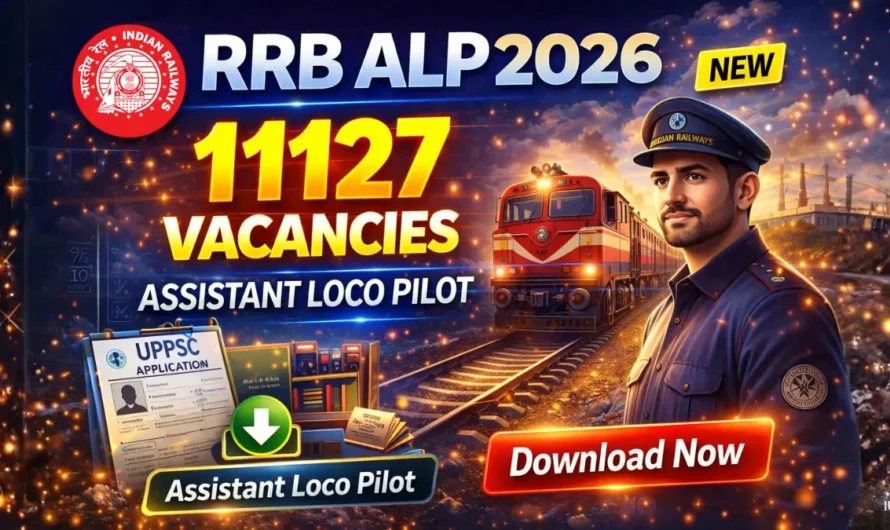 RRB ALP Recruitment 2026 | Apply for 11127 Vacancies