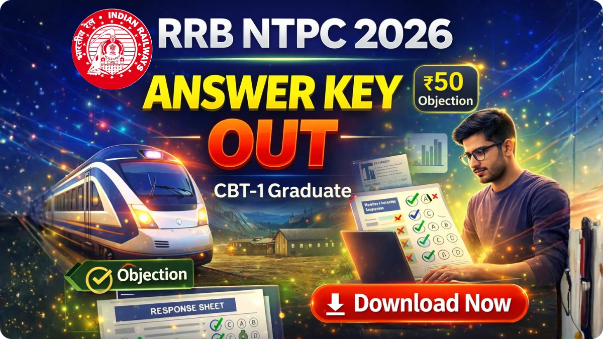 RRB NTPC Answer Key 2026 Out (CEN 06/2025)