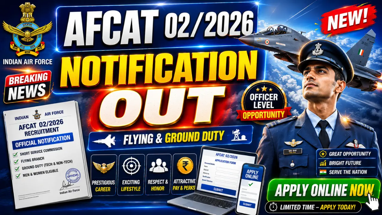 AFCAT 02/2026 Batch Recruitment