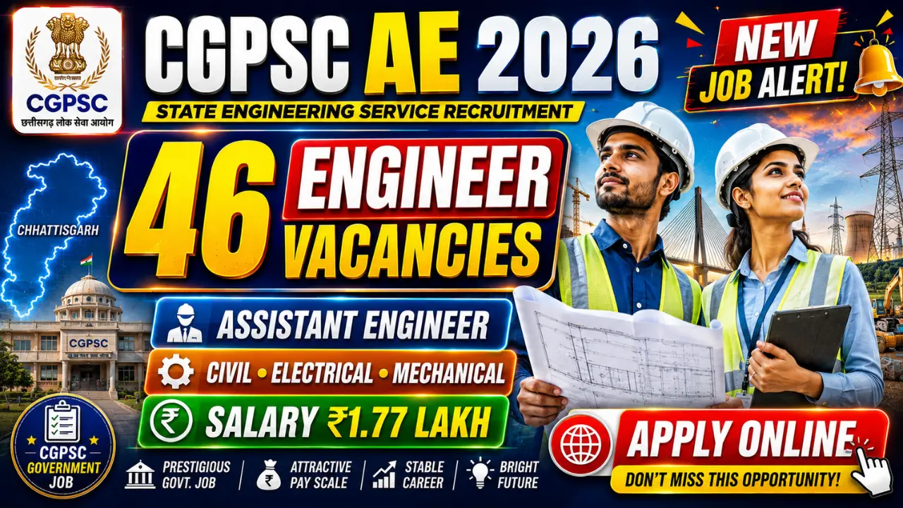CGPSC State Engineering Service Recruitment 2026