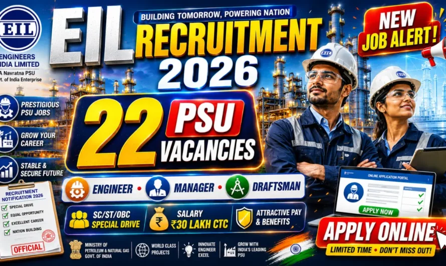 EIL Special Recruitment Drive 2026