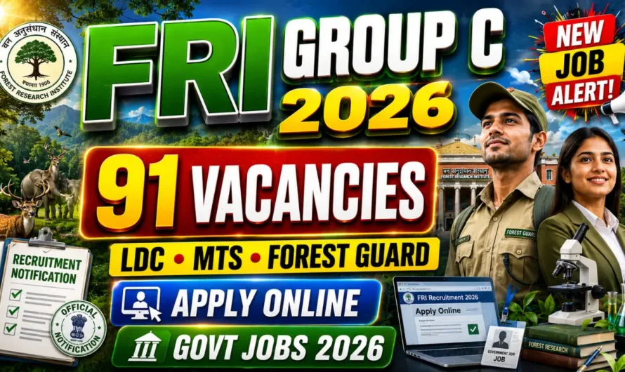 FRI Group C Recruitment 2026