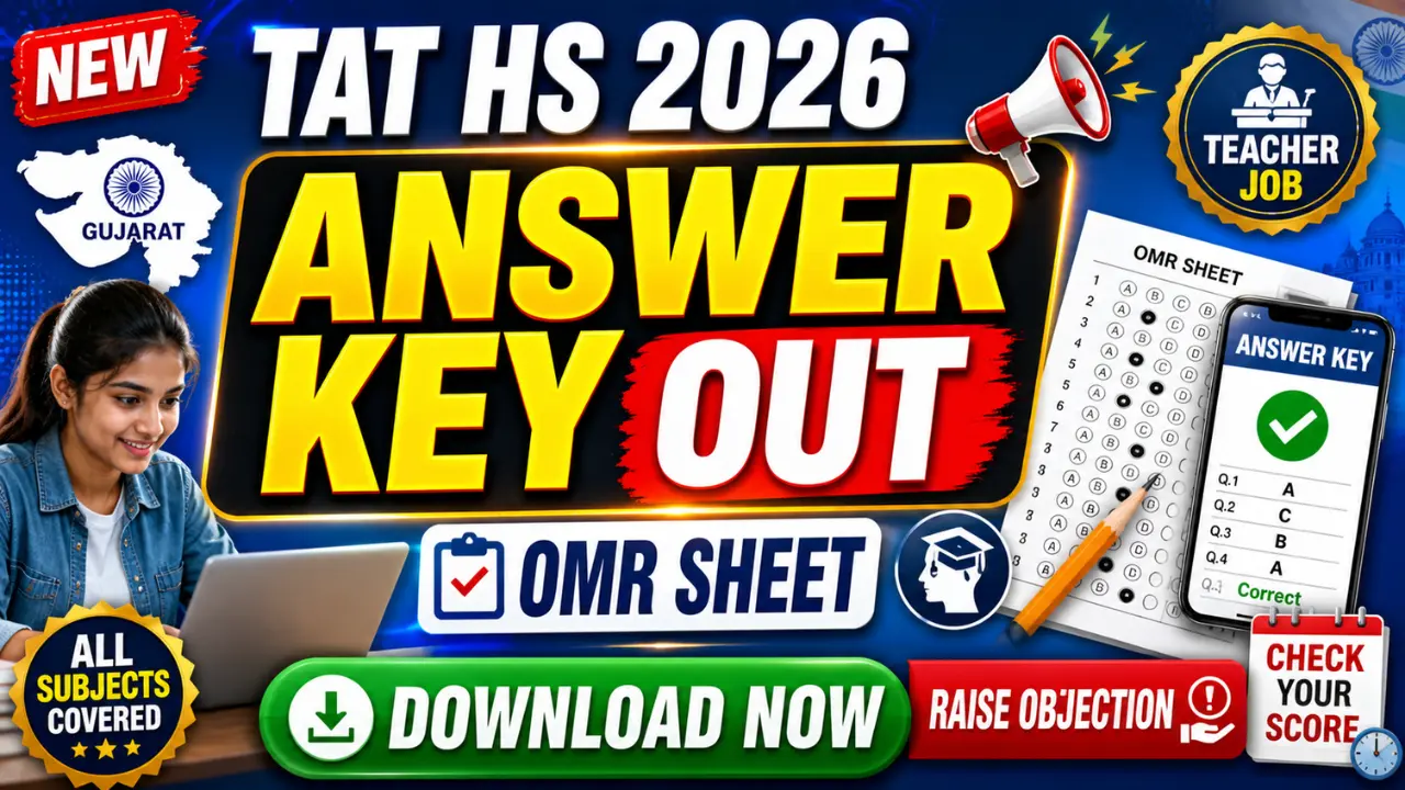 Gujarat TAT HS Answer Key 2026 OUT