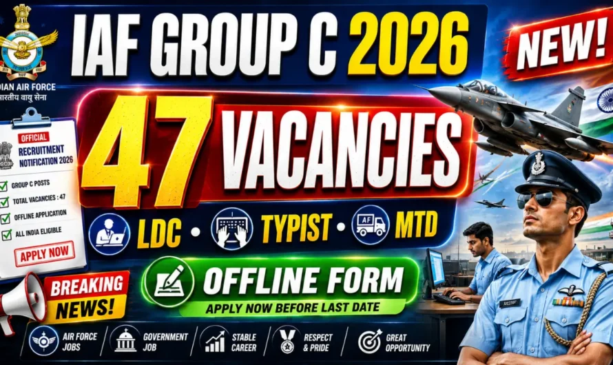 IAF Group C Civilian Recruitment 2026
