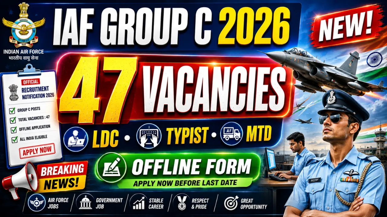 IAF Group C Civilian Recruitment 2026