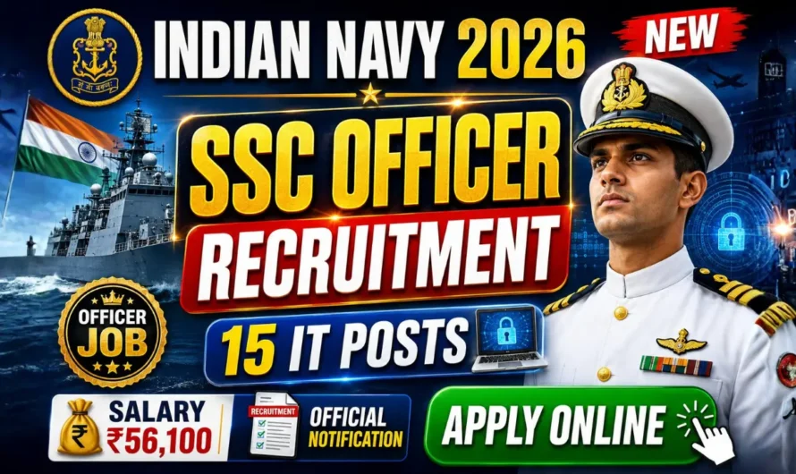 Indian Navy SSC Officer Recruitment 2026
