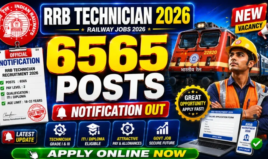 RRB Technician Recruitment 2026