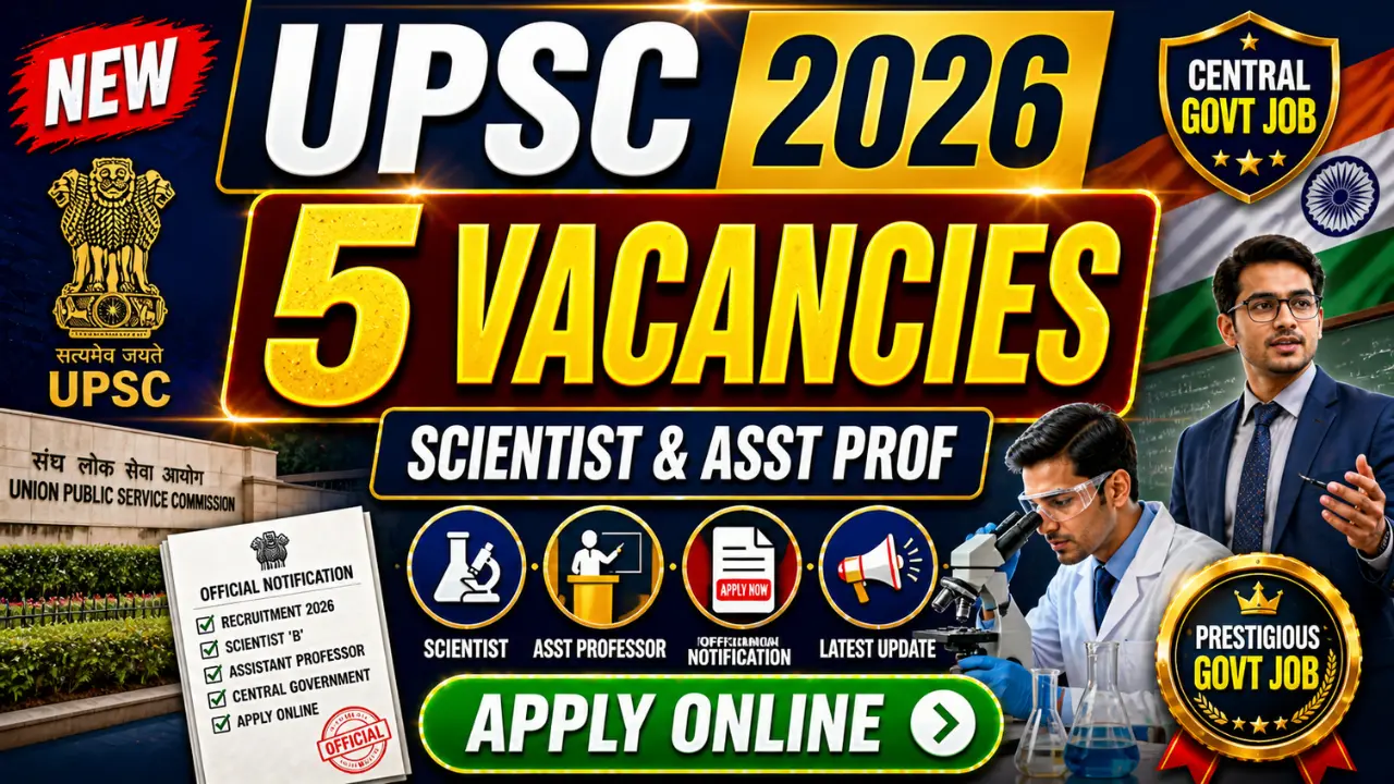 UPSC Selection Recruitment 03/2026