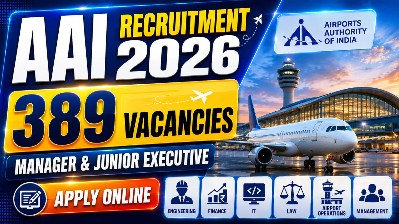 AAI Manager & Junior Executive Recruitment 2026